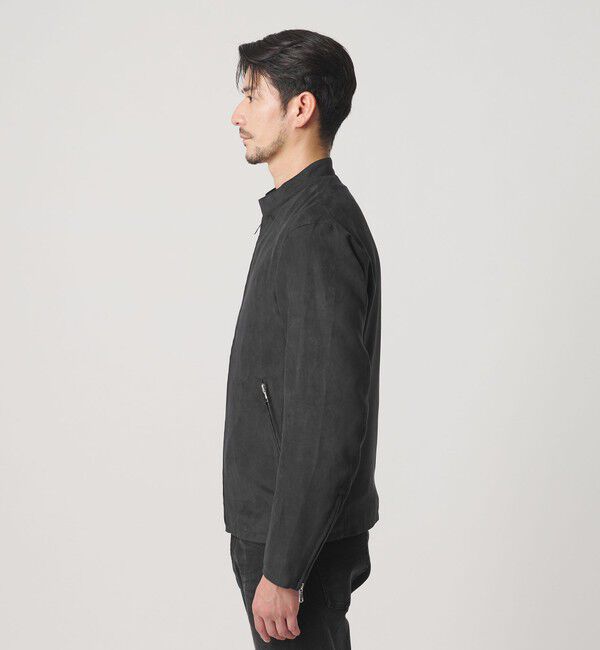 BEAUTY&YOUTH UNITED ARROWS「【WEB限定 WARDROBE SMART】スエードライク シングル ライダースジャケット」|その他|