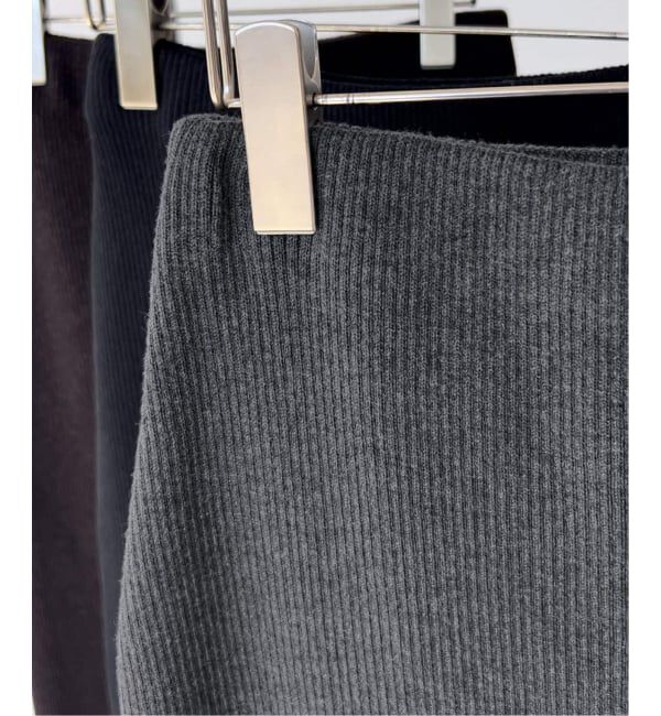 Spick and Span「《WEB限定 / 追加予約》ラメリブニットタイトスカート」|スカート|