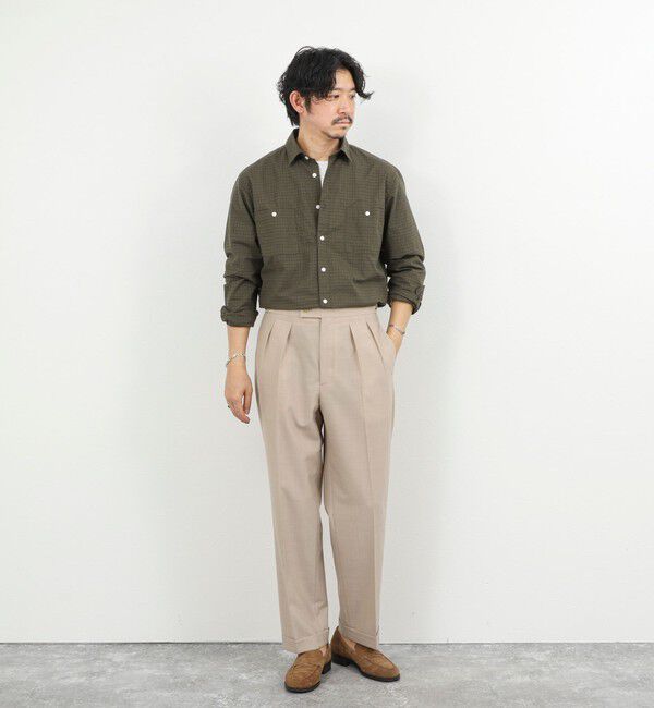 NOLLEY'S goodman「ウォッシャブルウールワイドスラックス 26SS」|スラックス|