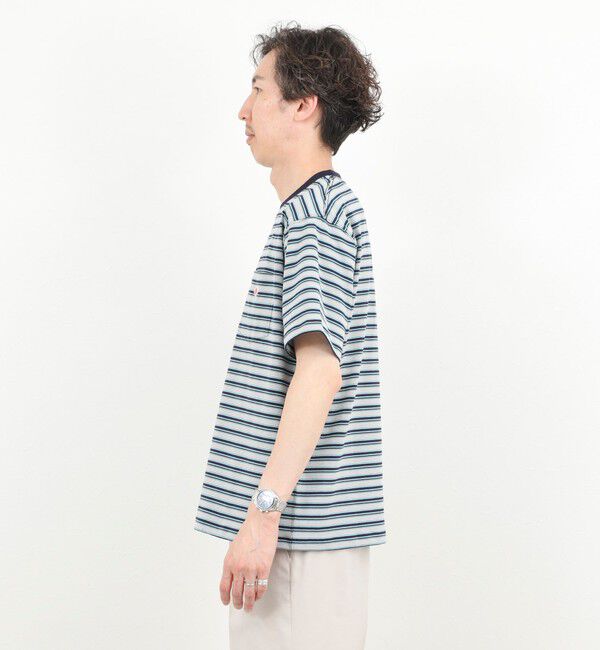 NOLLEY'S goodman「【DANTON/ダントン】POCKET T-SHIRT STRIPE 26SS（DT-C0198 TCB STRIPE）」|Tシャツ・カットソー|