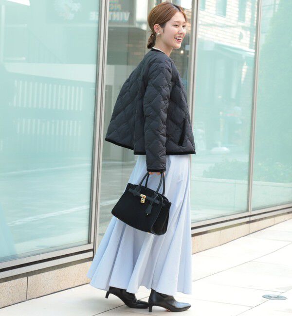 NOLLEY'S「【TAION&times;LIMONTA】別注ベロアパイピングショートダウン」|ダウン|