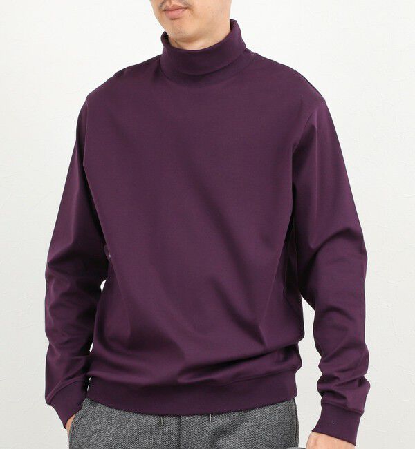 NOLLEY'S goodman「《ビジカジ対応》シルケットスムース タートルネック ドレスロンT 26AW」|Tシャツ・カットソー|