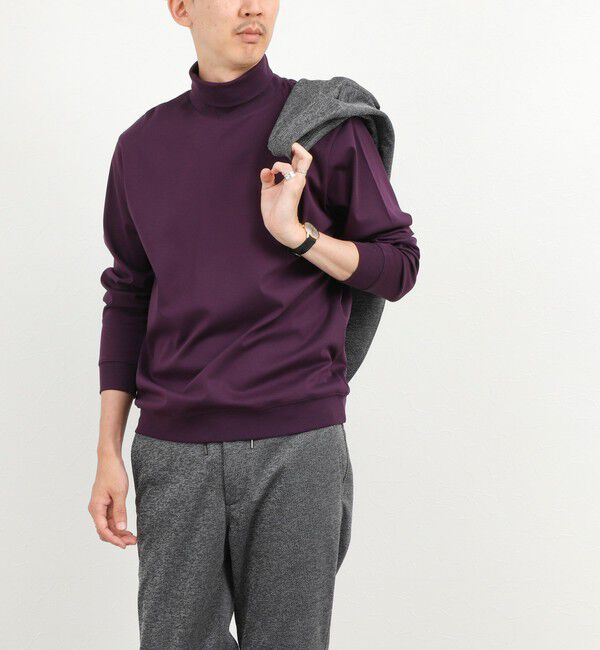 NOLLEY'S goodman「《ビジカジ対応》シルケットスムース タートルネック ドレスロンT 26AW」|Tシャツ・カットソー|