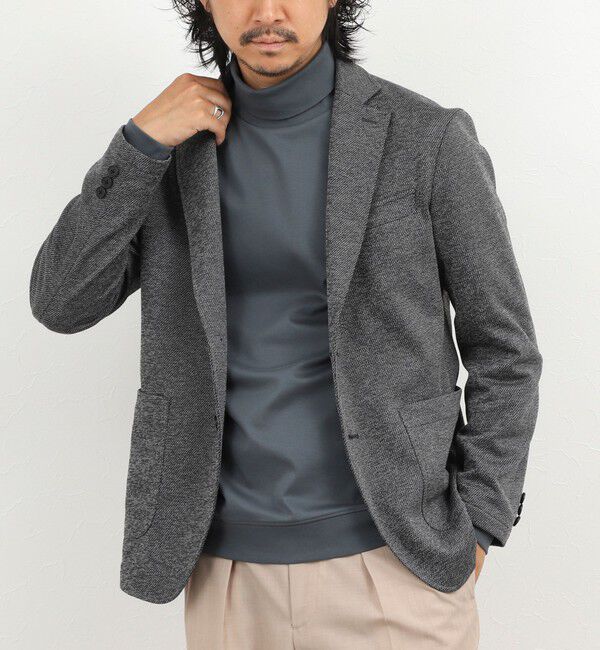 NOLLEY'S goodman「《ビジカジ対応》シルケットスムース タートルネック ドレスロンT 26AW」|Tシャツ・カットソー|グレー