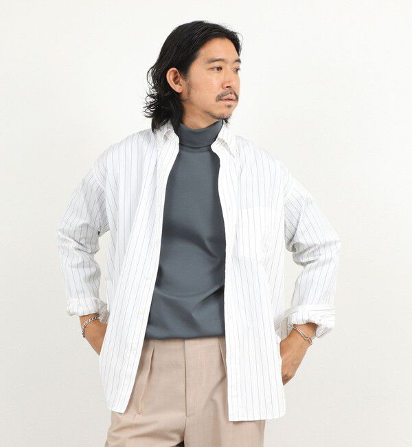 NOLLEY'S goodman「《ビジカジ対応》シルケットスムース タートルネック ドレスロンT 26AW」|Tシャツ・カットソー|