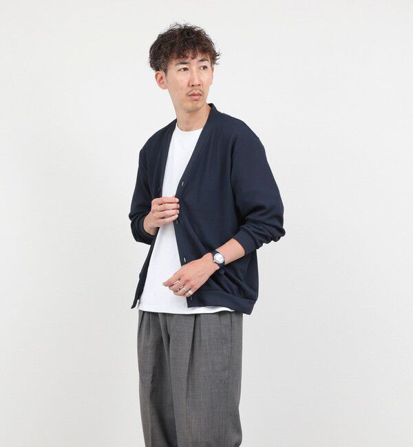 NOLLEY'S goodman「ワッフルカーディガン ウォッシャブル 26AW」|カーディガン|
