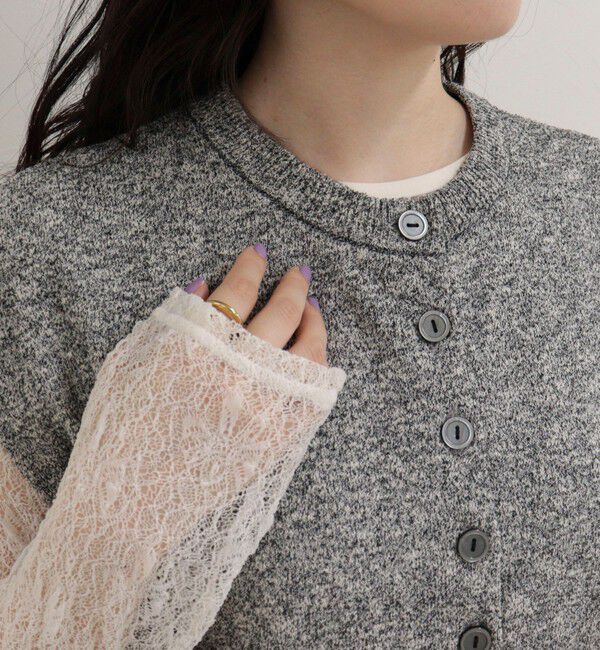 fredy emue「ベルト付きニットベスト」|ベスト・ジレ|
