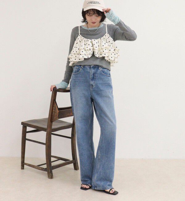 fredy emue「Soft color straight Denim」|デニム|