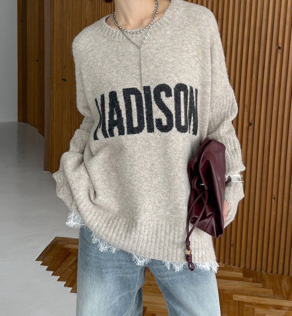  「MADISONロゴプルオーバー」|ニット・セーター|
