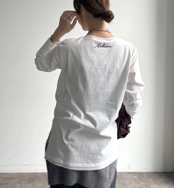  「【WEB限定】 AビジューロンTEE」|Tシャツ・カットソー|