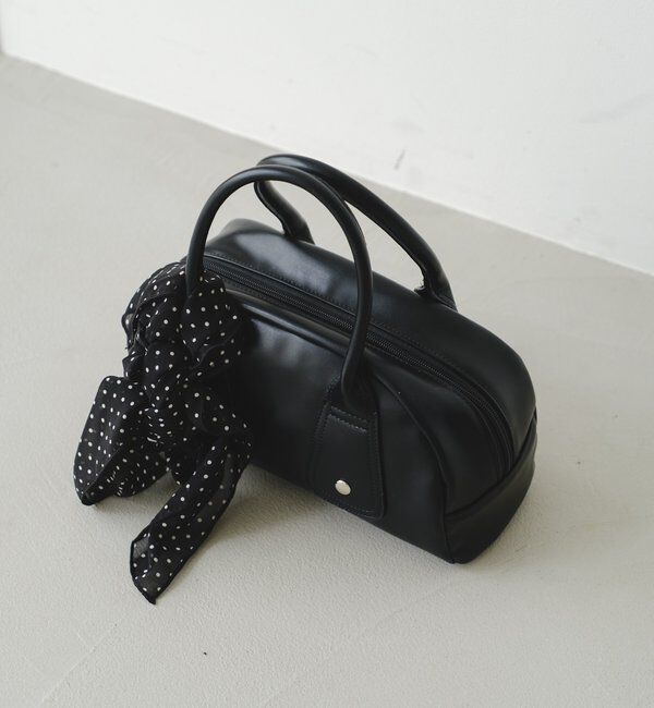  「【500ml ペットボトル収納可】フラップカラーボストンBAG」|トートバッグ|