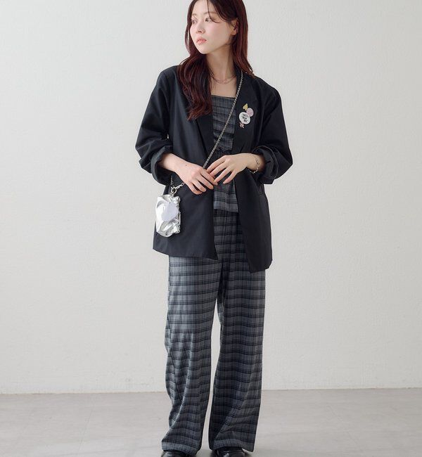  「【バッジ４点SET/ロングシーズン◎】バッジ付きジャケット」|テーラードジャケット|