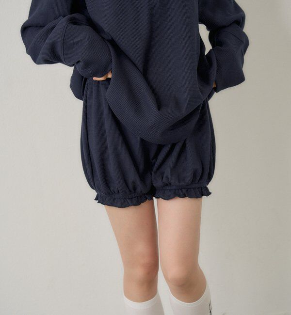  「フラワーワッフルショートパンツ」|チノ|