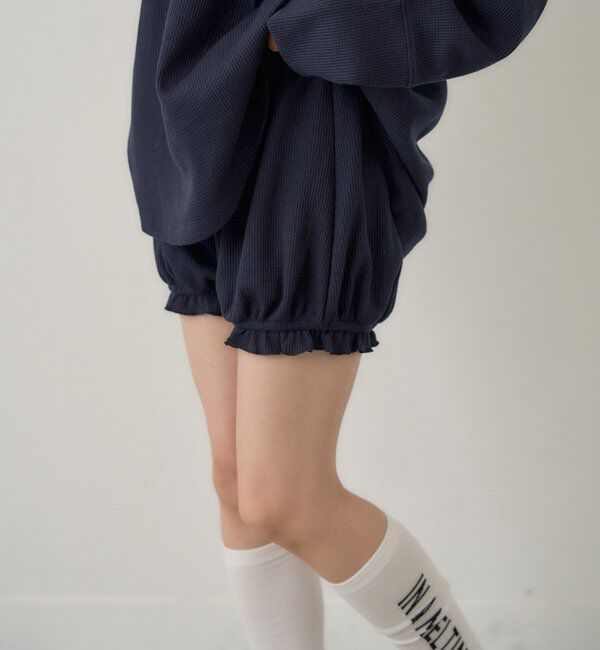  「フラワーワッフルショートパンツ」|チノ|