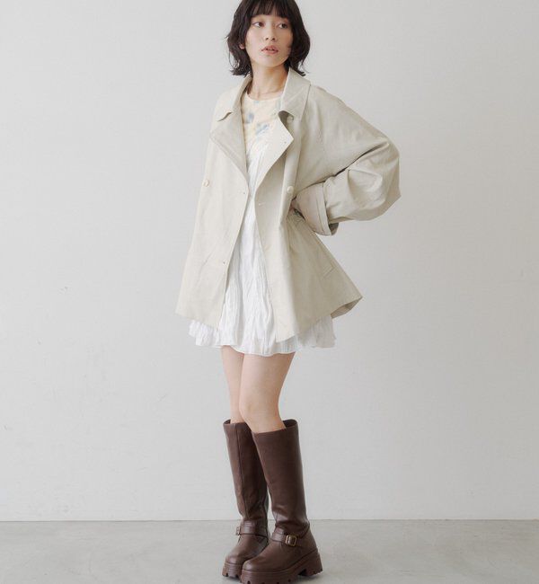  「レザーベルテッドジャケット」|その他|