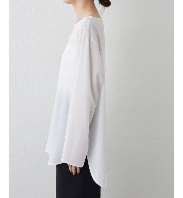 「ラウンドブラウスTee」|シャツ・ブラウス|