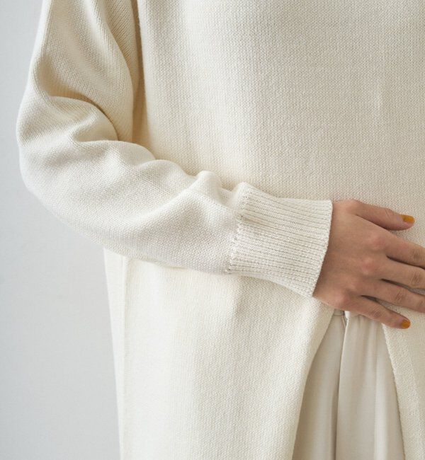  「ハイスリットニットワンピース」|ワンピース|