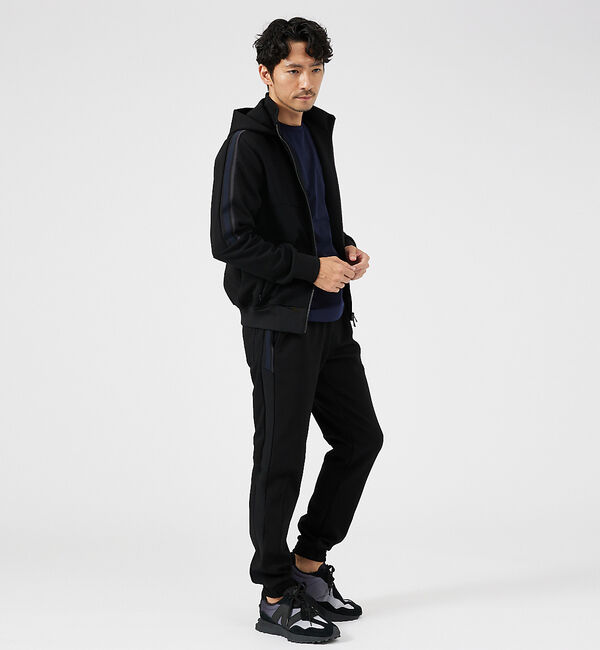 ABAHOUSE「【セットアップ対応】ラインハイショク コンビ ZIPパーカー」|パーカー|