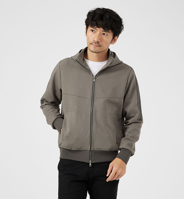 ABAHOUSE「【セットアップ対応】ラインハイショク コンビ ZIPパーカー」|パーカー|
