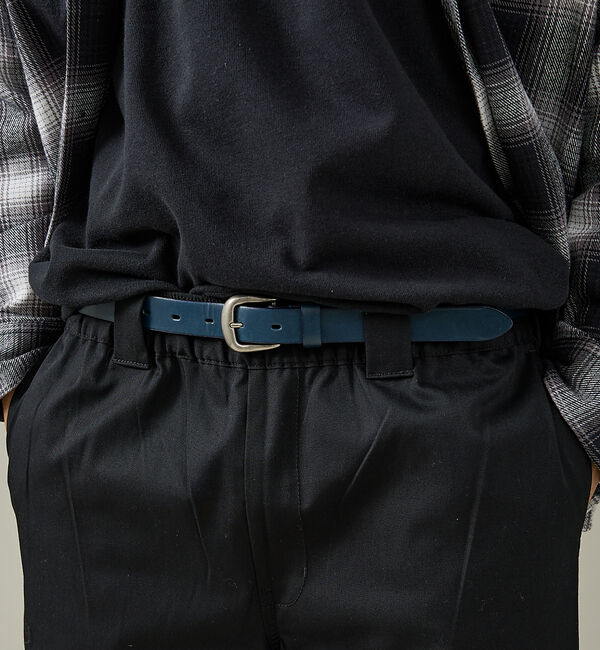 ABAHOUSE「Genuine Aniline Leather Belt / ジェニュイン アニ」|ベルト|