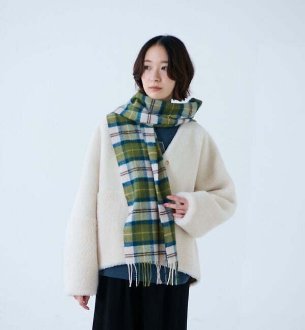 Rouge vif「【BARBOUR/バブアー】タータンスカーフ / マフラー / ウール / チェ」|マフラー|