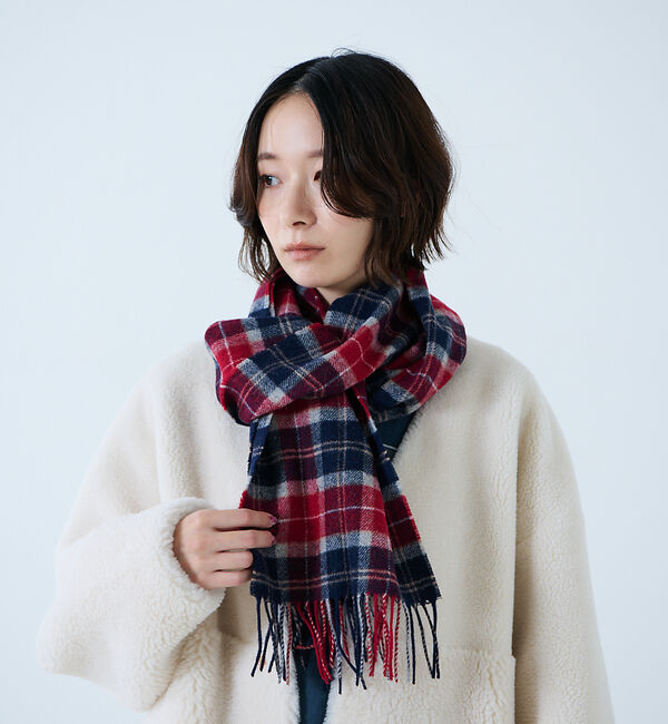 Rouge vif「【BARBOUR/バブアー】タータンスカーフ / マフラー / ウール / チェ」|マフラー|