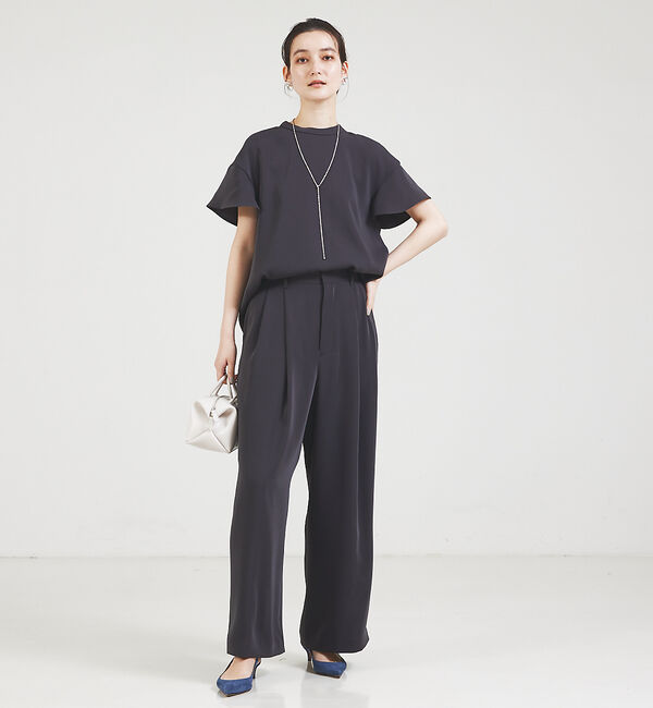 qualite「【セットアップ対応】2タックストレートパンツ」|その他|