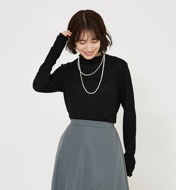 abahouse mavie「メロウハイネックプルオーバー」|Tシャツ・カットソー|