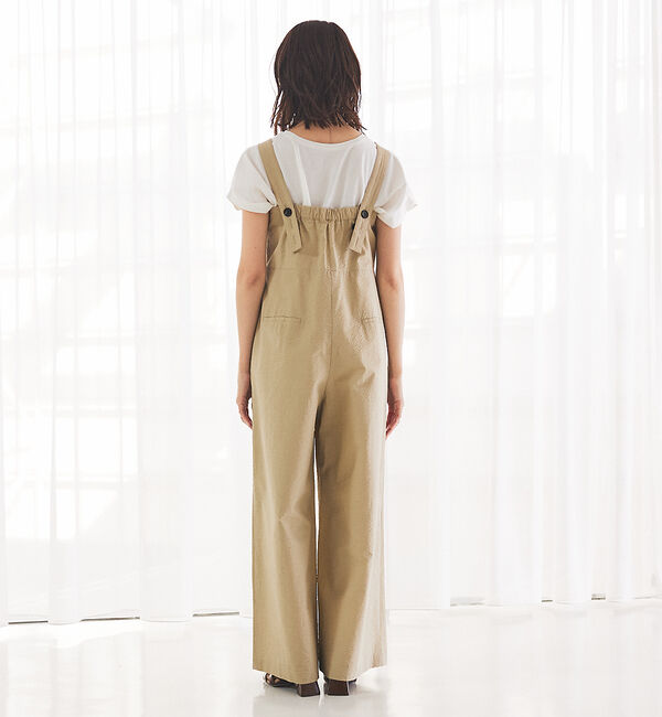 abahouse mavie「【大人のいちまんワンピ】サッカーサロペット」|オールインワン|