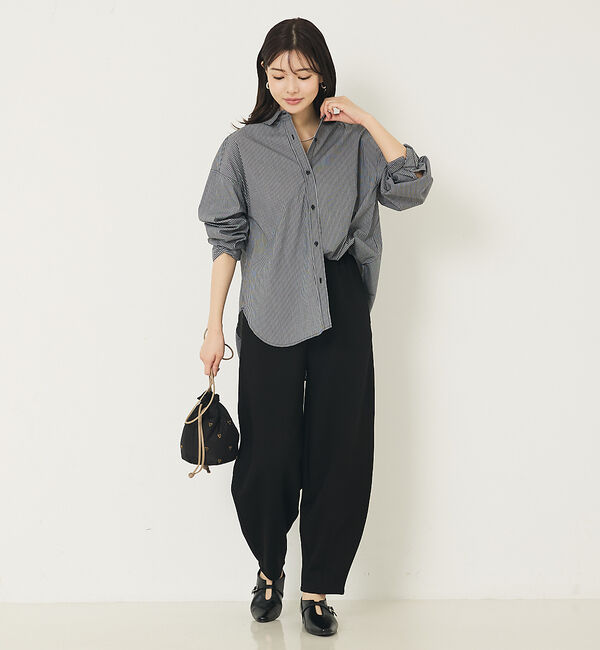 abahouse mavie「メンズライクオーバーシャツ」|シャツ・ブラウス|