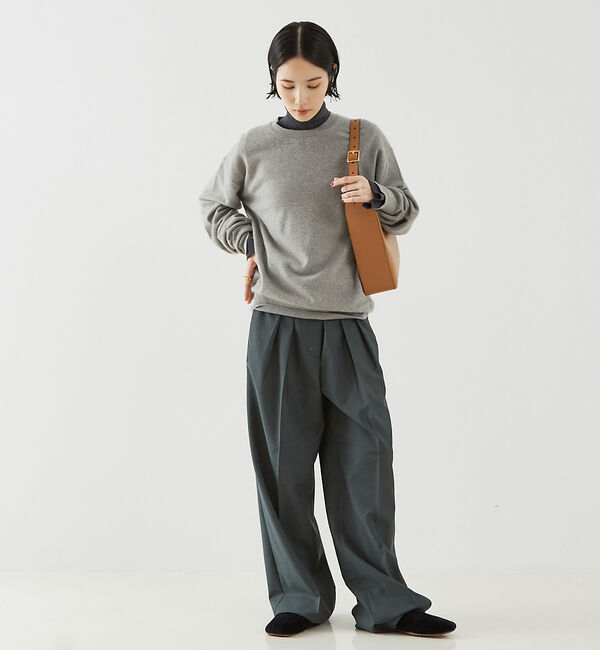 The Store by C' 「【ROHE】Wide Leg Double Pleated Trousers／ワ」|その他|
