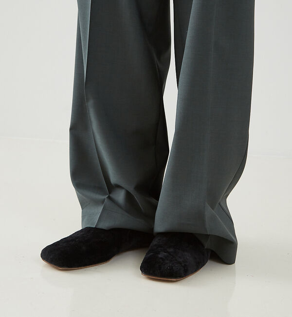 The Store by C' 「【ROHE】Wide Leg Double Pleated Trousers／ワ」|その他|