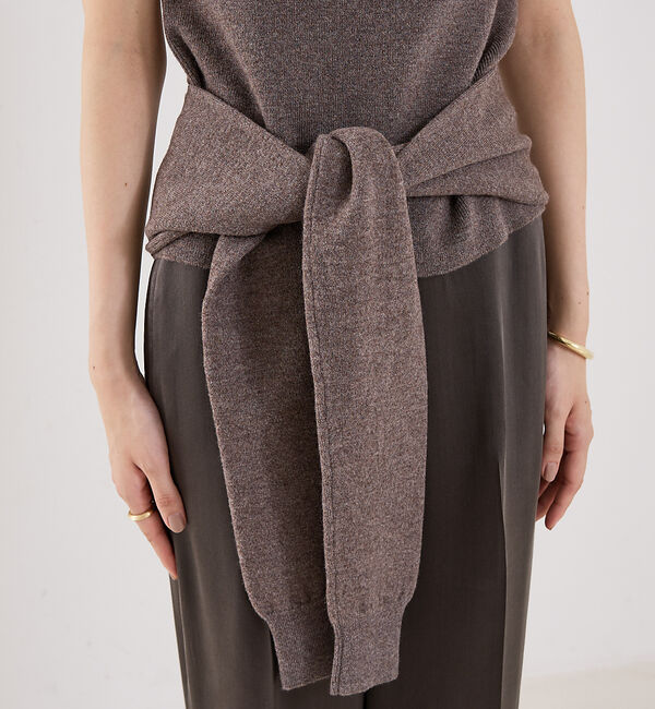 The Store by C' 「【ROHE】double-layered knit top／3WAYニットプルオ」|ニット・セーター|