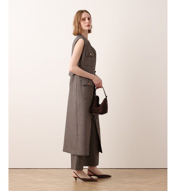 allureville「【Oggi.jp掲載】PLUM MIX フリンジワンピース」|ワンピース|