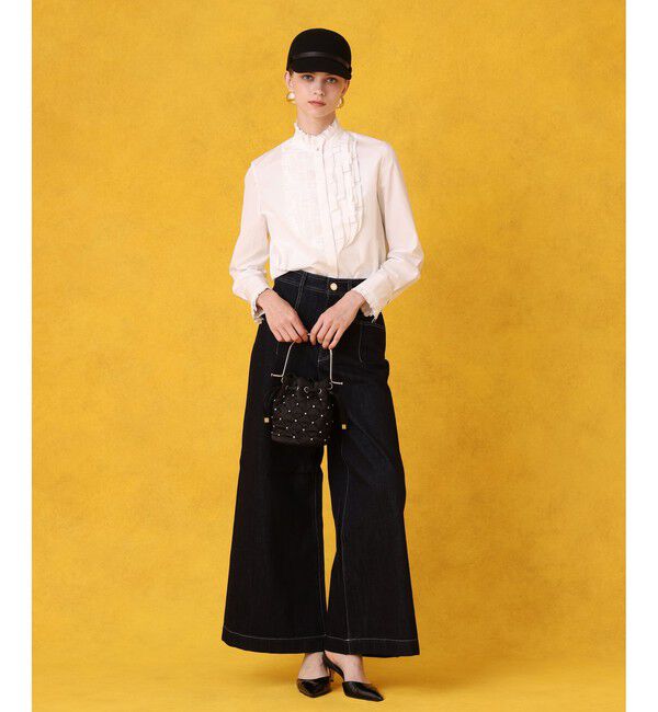 LOULOU WILLOUGHBY「◇デニムバギーパンツ」|デニム|