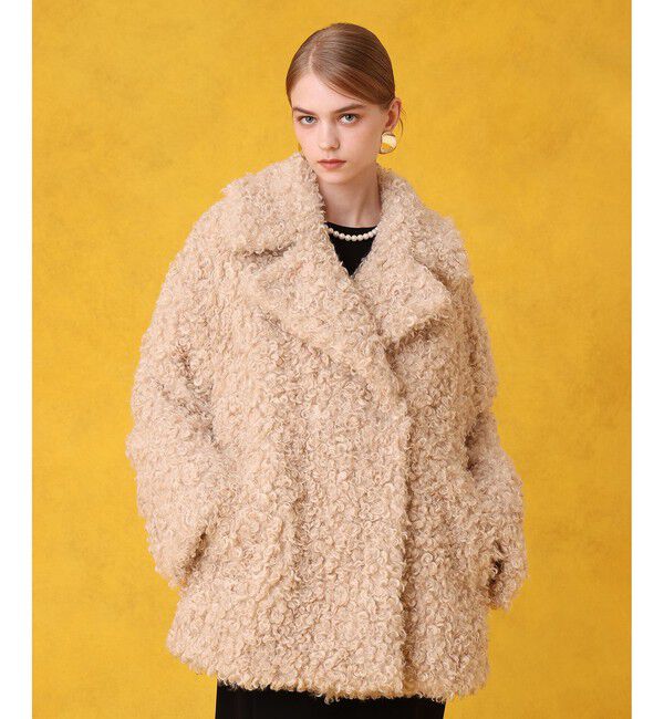 LOULOU WILLOUGHBY「フェイクプードルミドルコート」|その他|