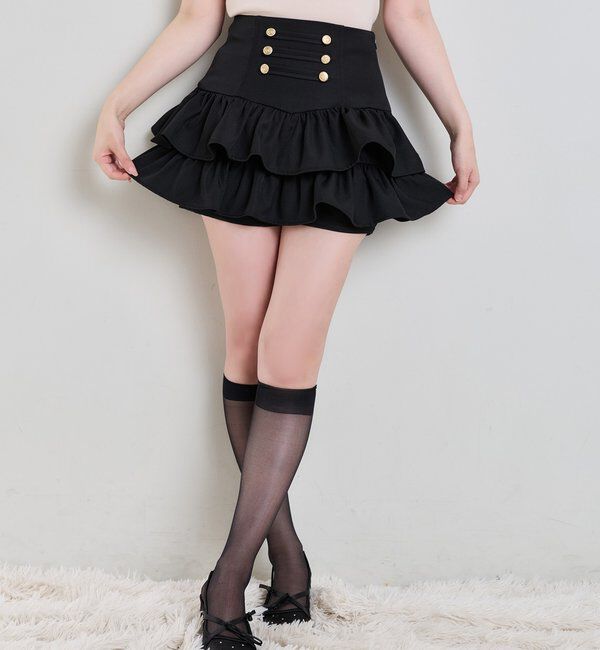 one after another NICE CLAUP「【SMサイズ展開】ナポレオンフリルミニスカート」|スカート|