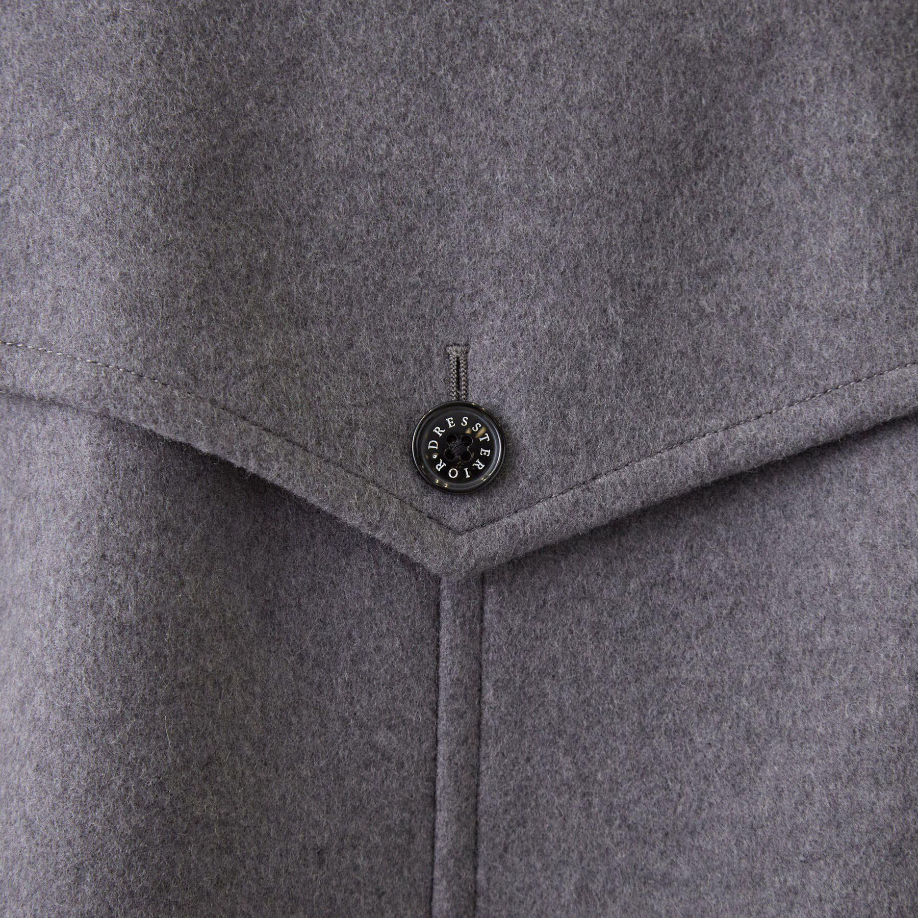 DRESSTERIOR「Super140 AラインPコート」|ピーコート|