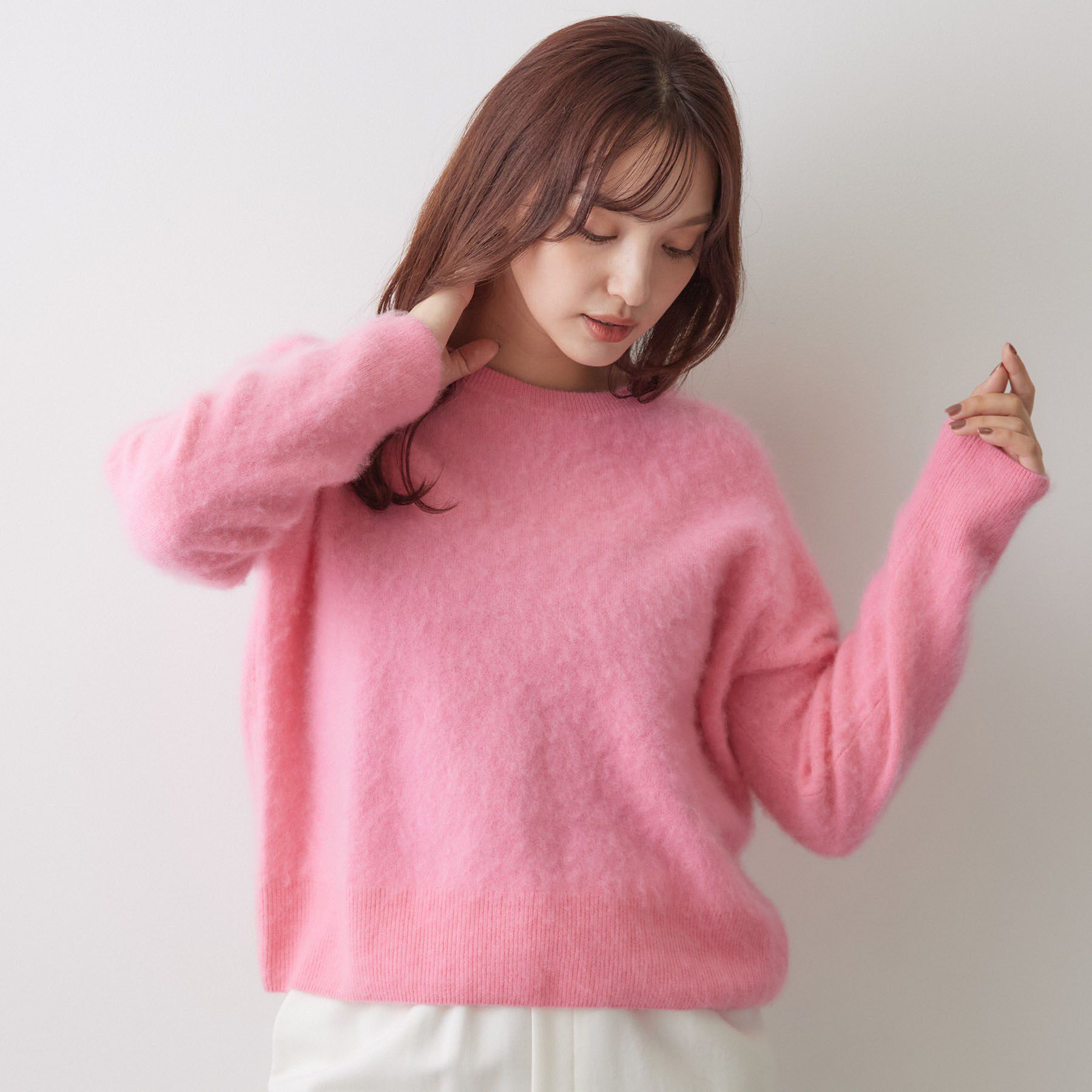 DRESSTERIOR「ウールカシミヤ シャギーニット」|ニット・セーター|