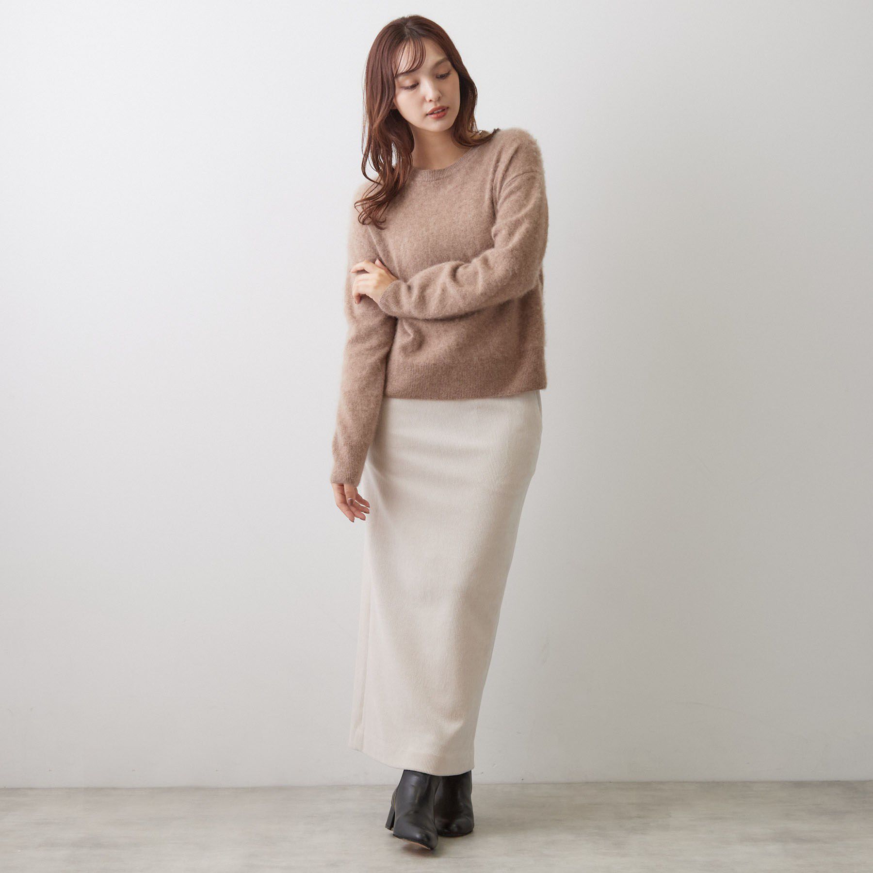 DRESSTERIOR「ウールカシミヤ シャギーニット」|ニット・セーター|