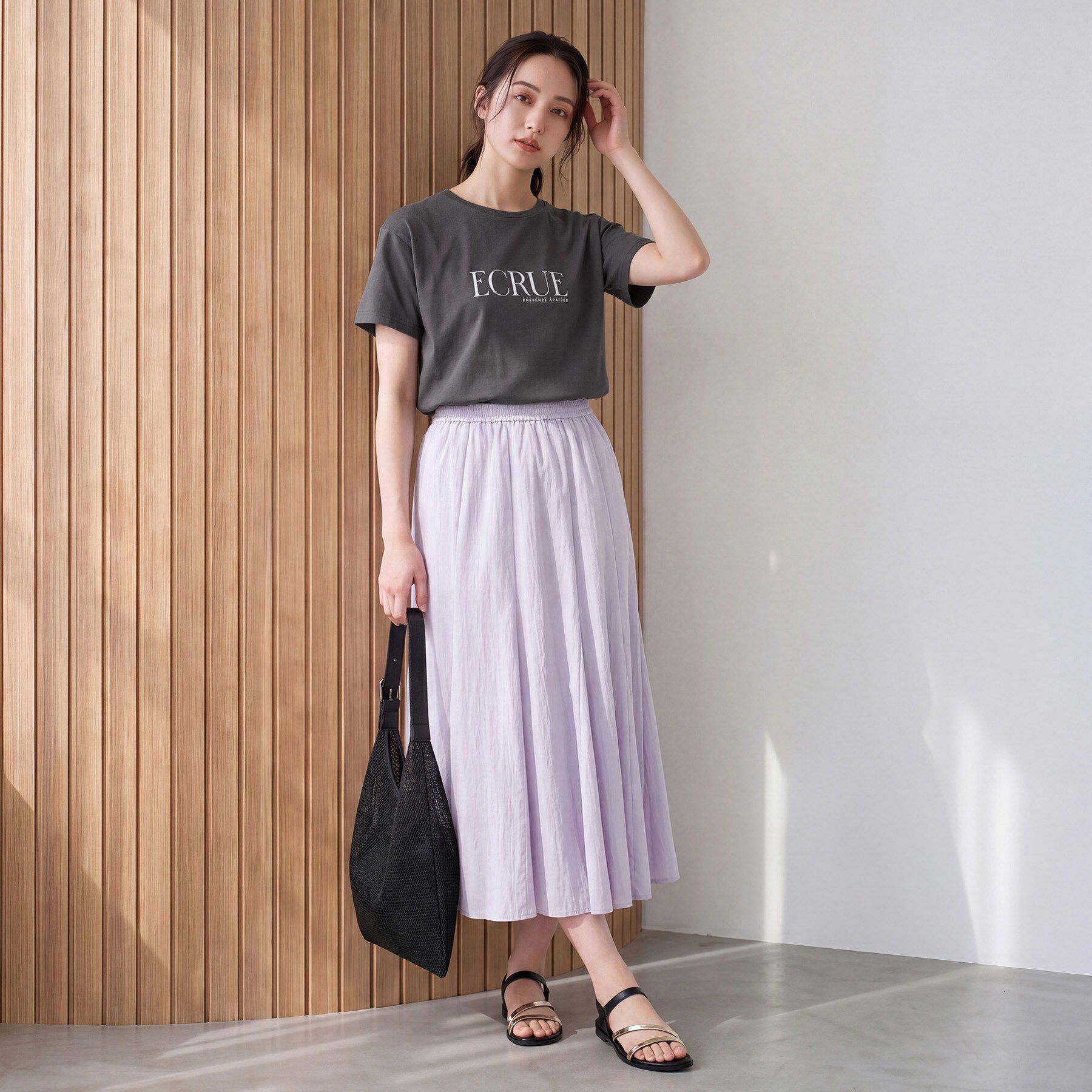 grove「【遮熱／吸水速乾／UVカット】ベーシックロゴTシャツ」|Tシャツ・カットソー|