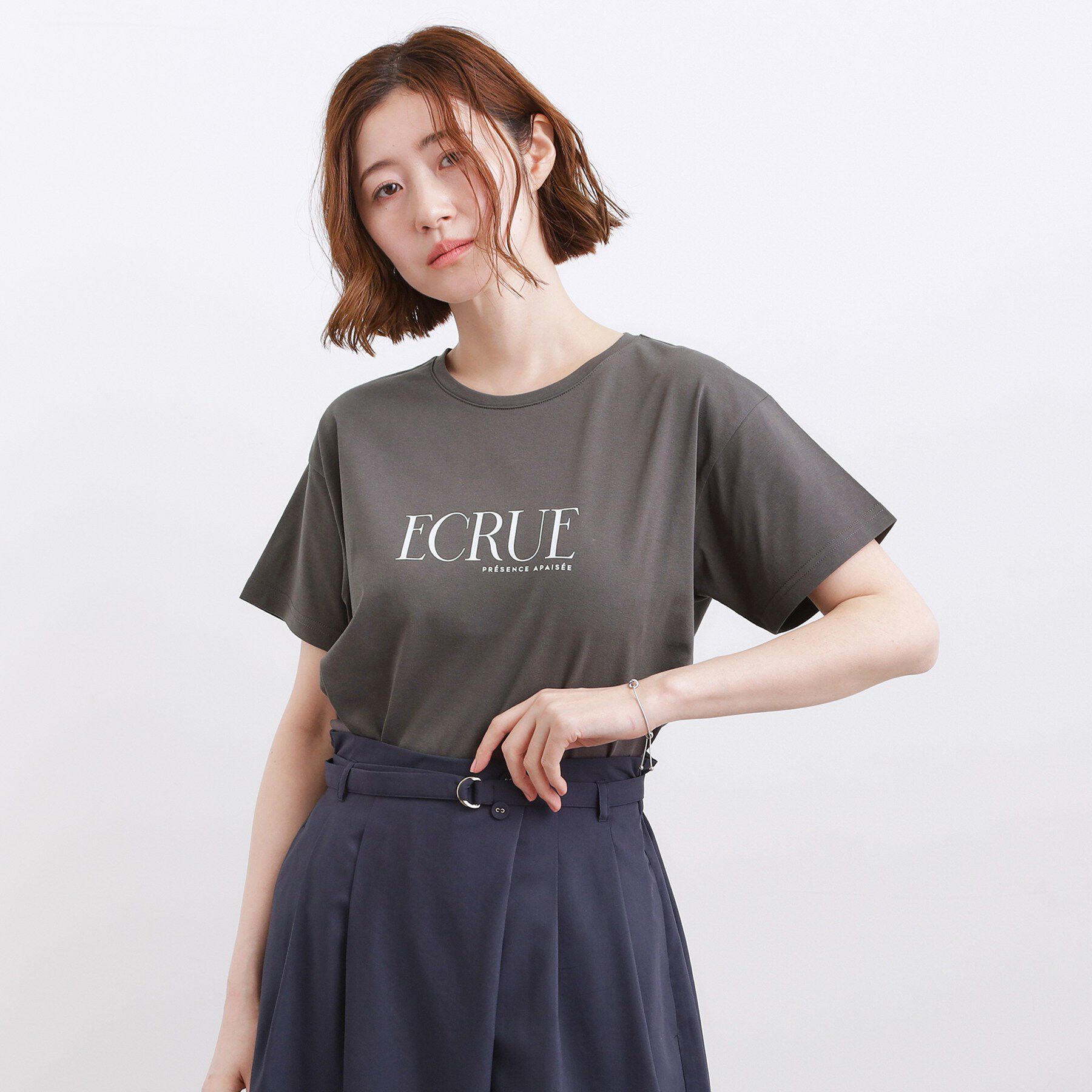 grove「【遮熱／吸水速乾／UVカット】ベーシックロゴTシャツ」|Tシャツ・カットソー|