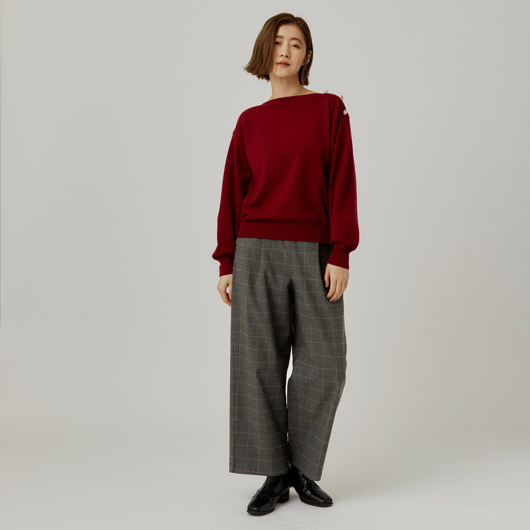 grove「裏起毛ハイパーストレッチワイドパンツ」|その他|