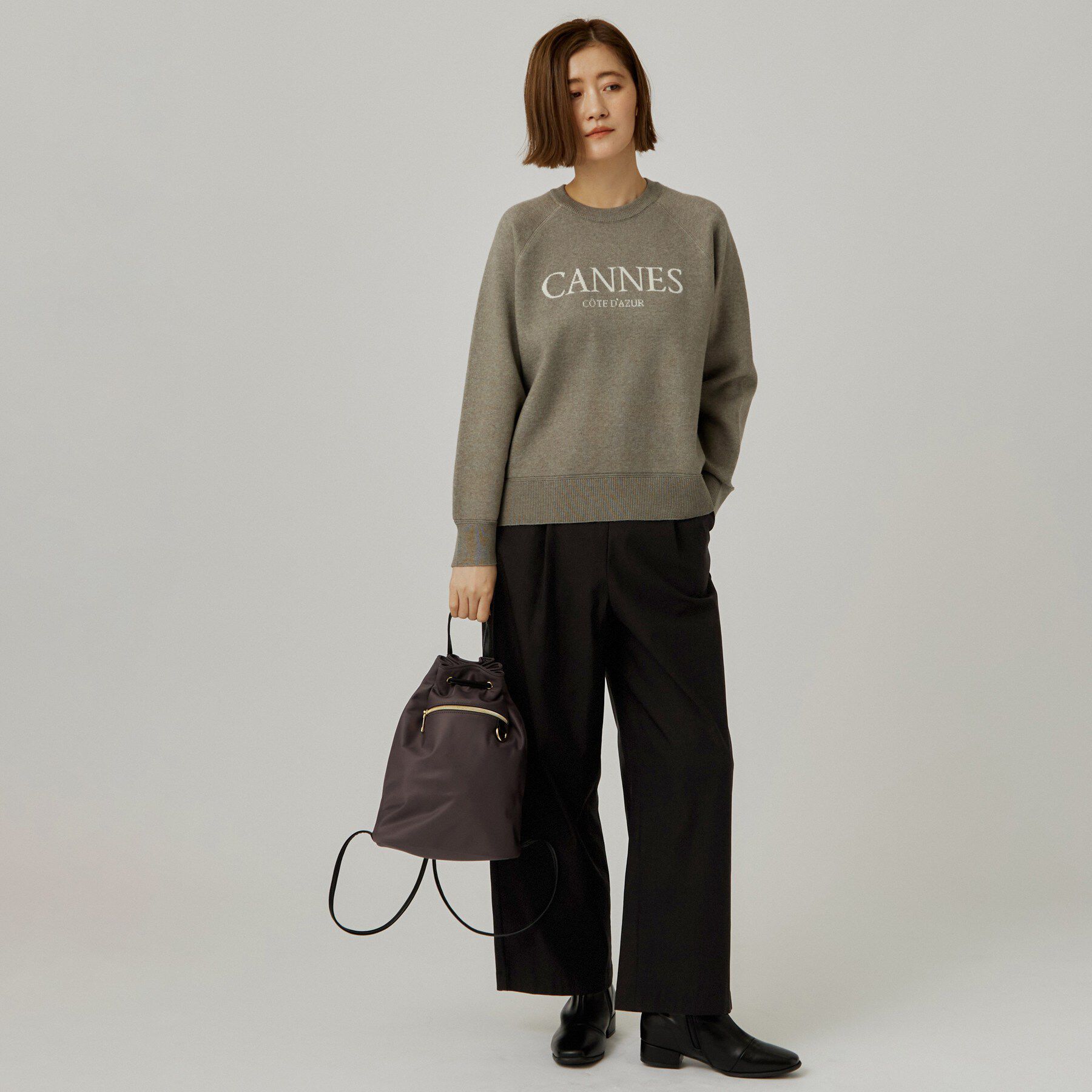 grove「裏起毛ハイパーストレッチワイドパンツ」|その他|