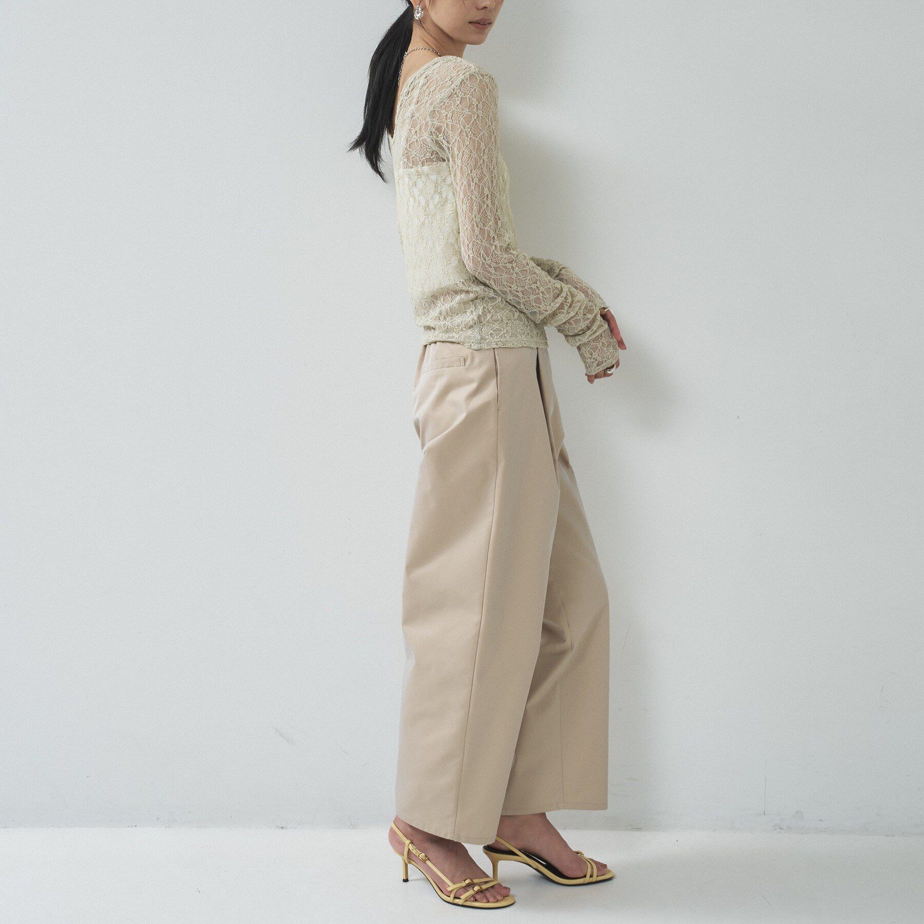 GALLEST「【一部店舗限定】バックオープンレースカットソー」|Tシャツ・カットソー|
