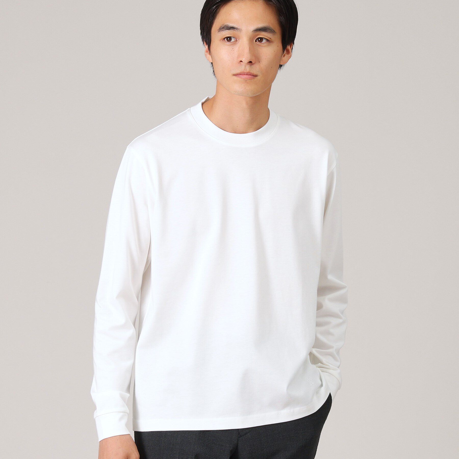 TAKEO KIKUCHI「【抗菌防臭/ジャケット対応】テーラード 長袖Tシャツ」|Tシャツ・カットソー|
