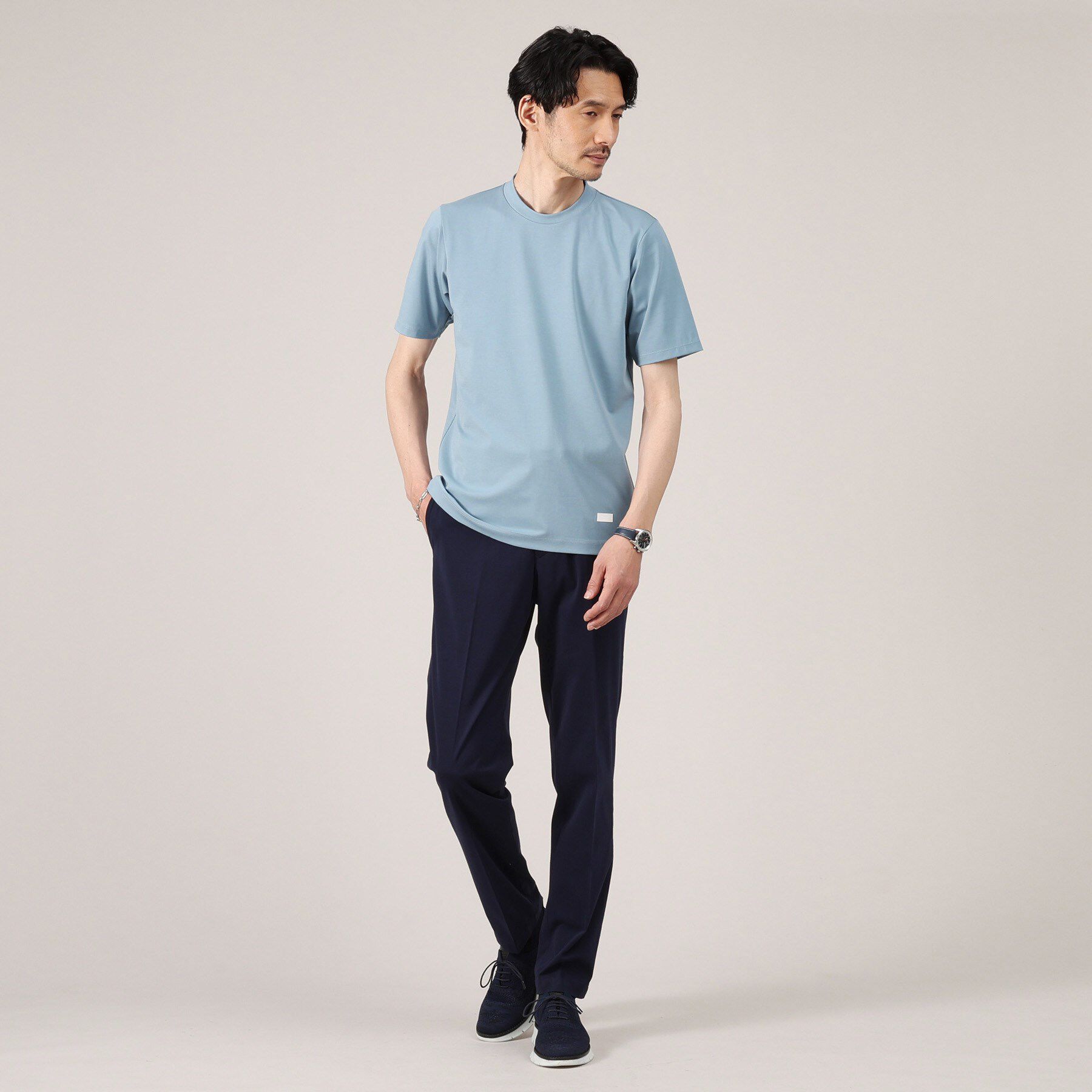 TAKEO KIKUCHI「【接触冷感】テーラード Tシャツ」|Tシャツ・カットソー|