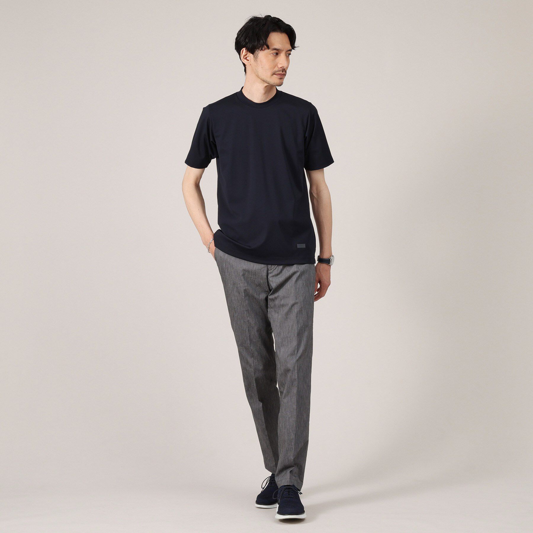 TAKEO KIKUCHI「【接触冷感】テーラード Tシャツ」|Tシャツ・カットソー|
