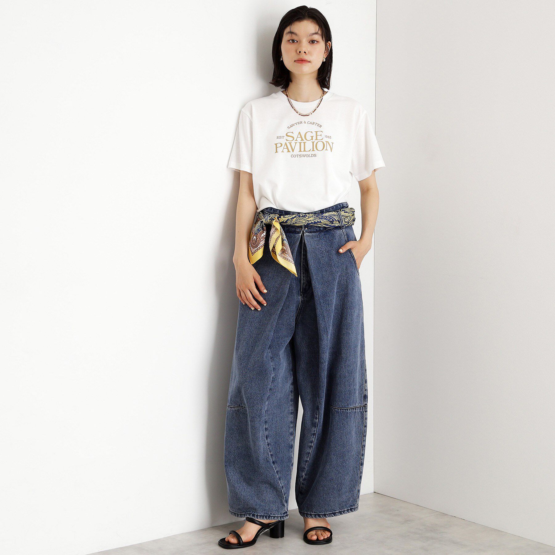THE SHOP TK「カレッジ＆フォトプリントTシャツ【洗濯機OK】」|Tシャツ・カットソー|