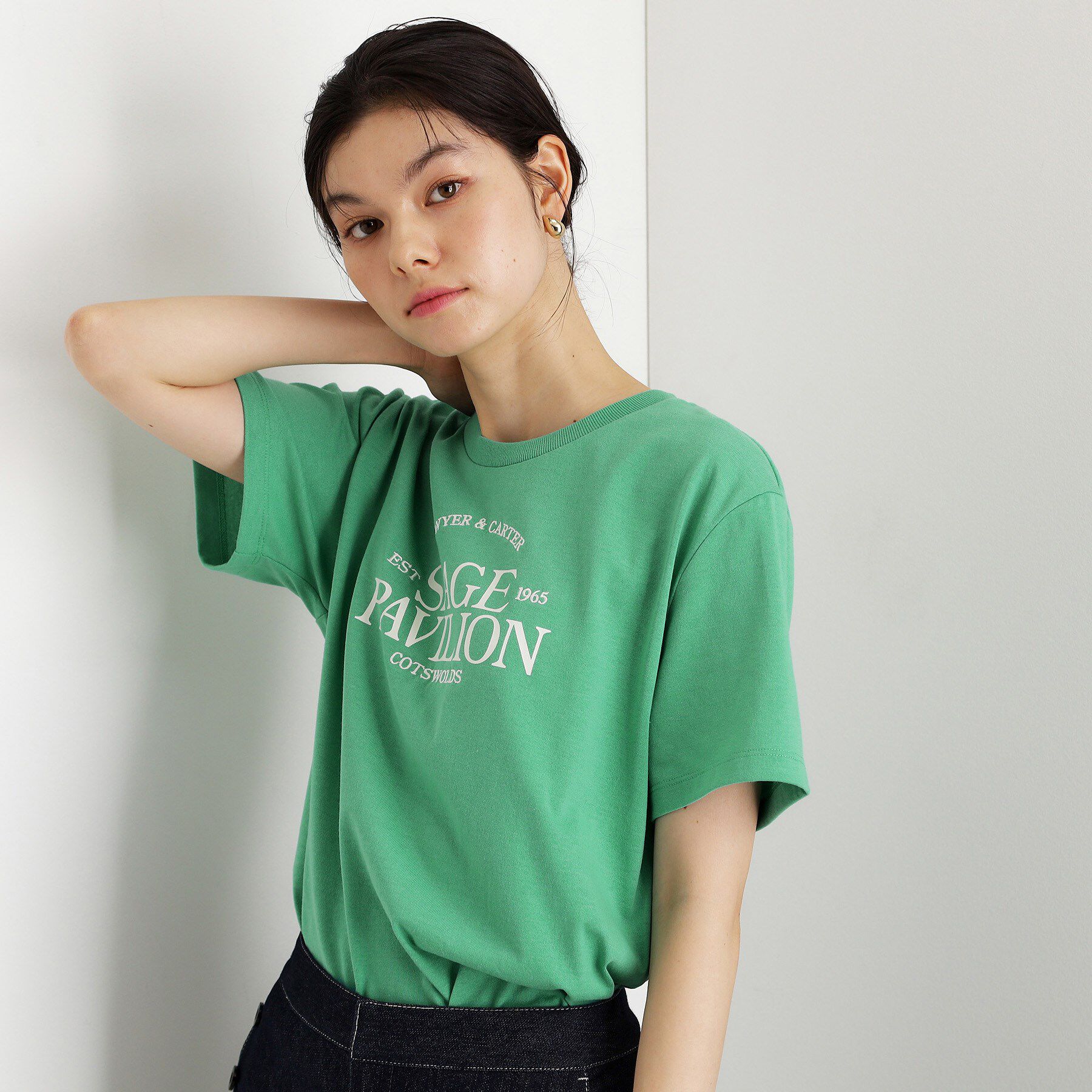 THE SHOP TK「カレッジ＆フォトプリントTシャツ【洗濯機OK】」|Tシャツ・カットソー|